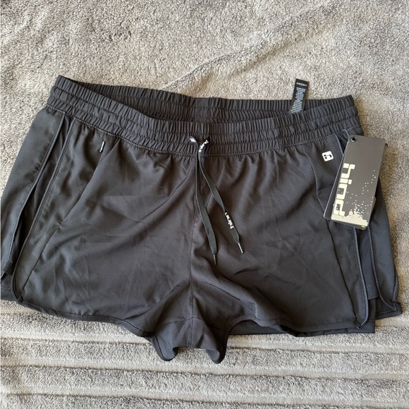 Hind Pants - Hind black ladies athletic shorts-size XL-NWT